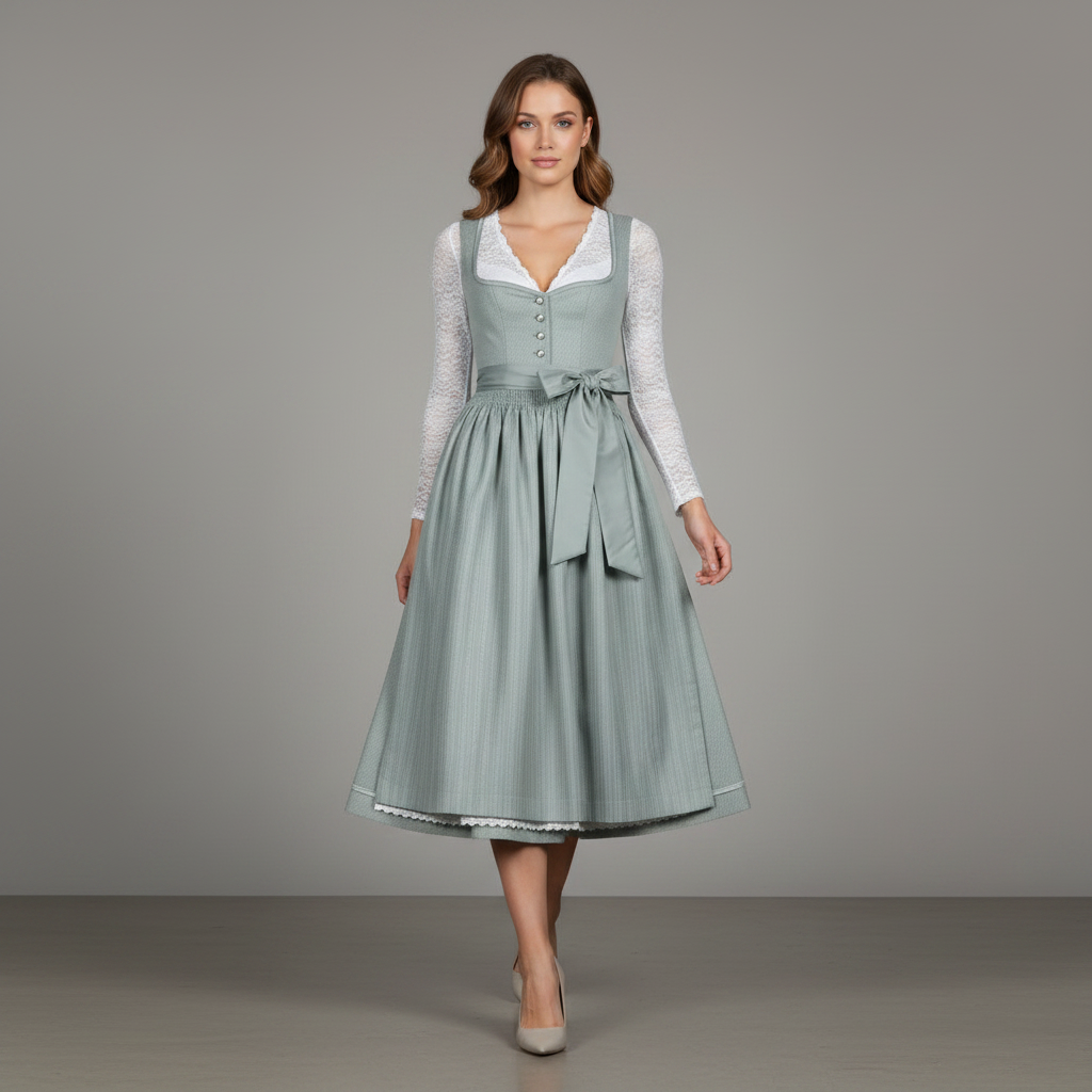Elegant Dirndl Costume Dress | Women's Oktoberfest Outfit