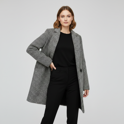 Elegant Long Wool Coat | Women's Winter Outerwear