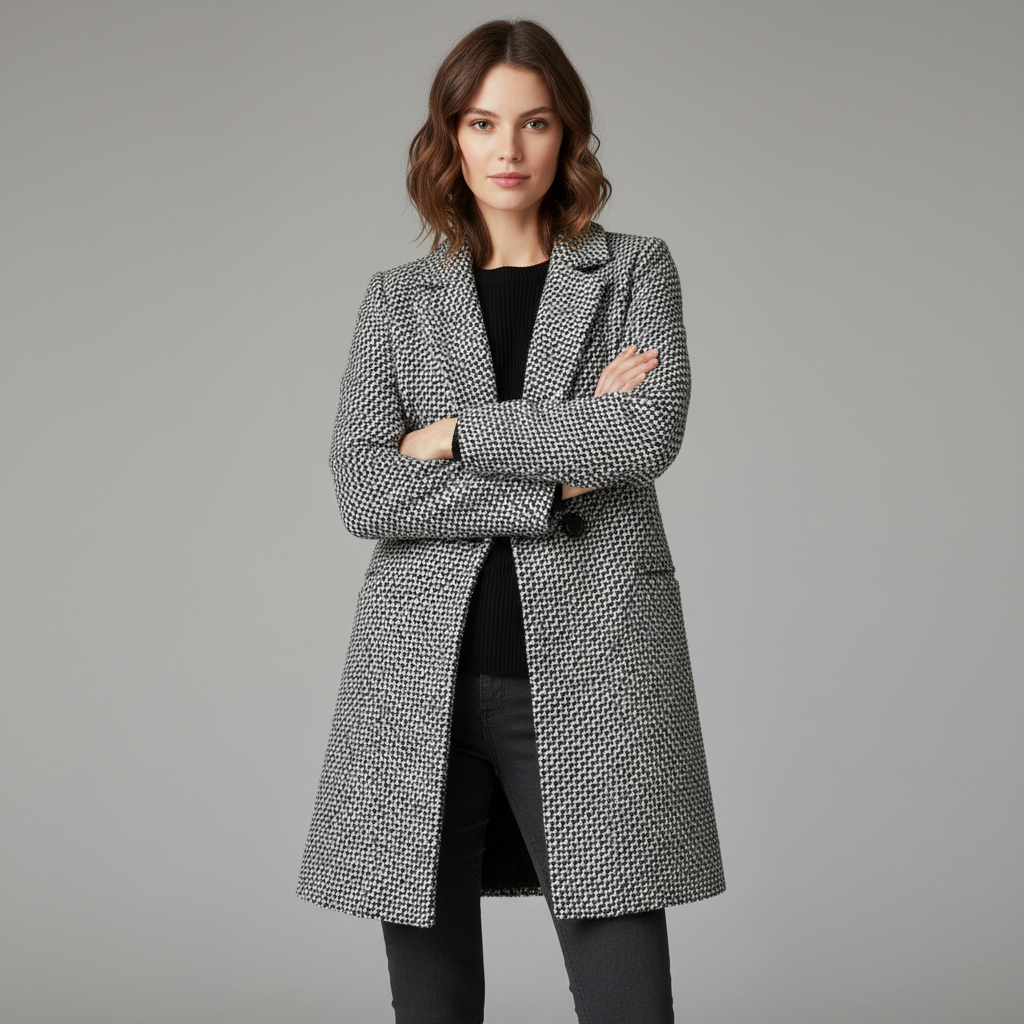 Elegant Long Wool Coat | Women's Winter Outerwear