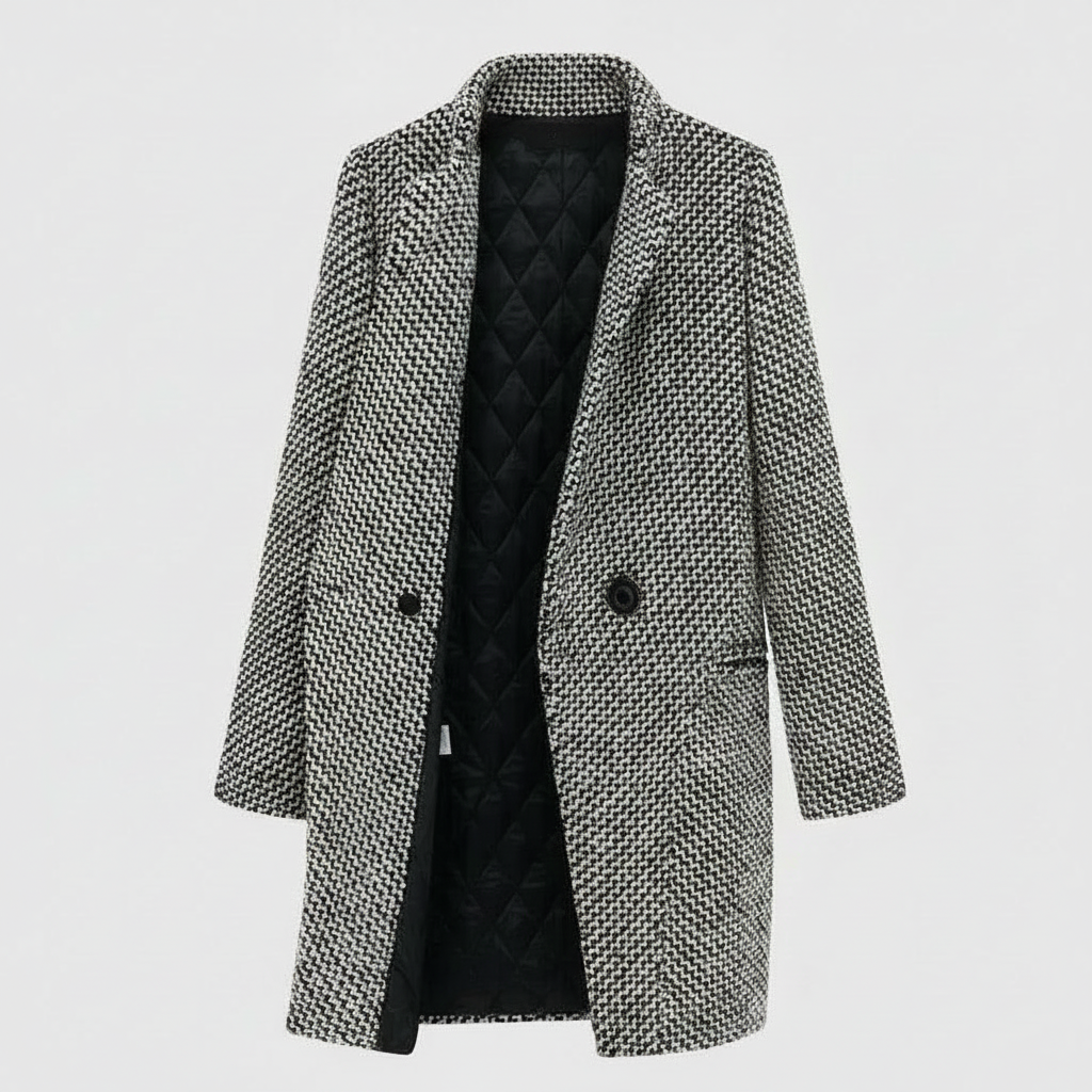 Elegant Long Wool Coat | Women's Winter Outerwear