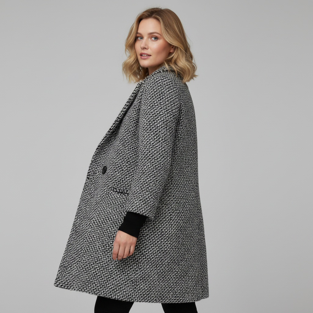 Elegant Long Wool Coat | Women's Winter Outerwear