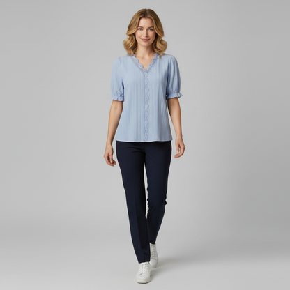 Elegant Puff Sleeve Blouse | Summer Tops for Women