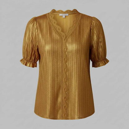 Elegant Puff Sleeve Blouse | Summer Tops for Women