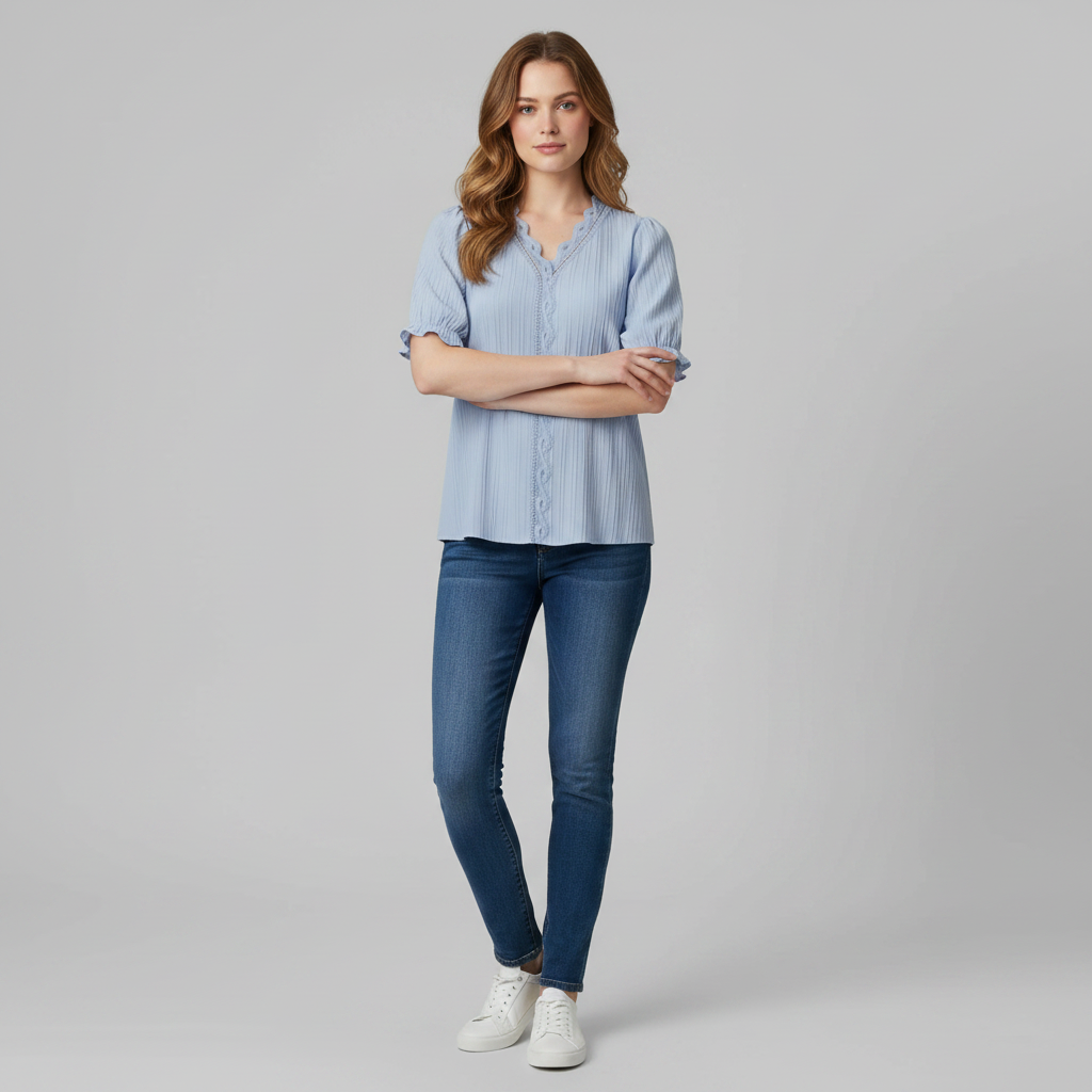 Elegant Puff Sleeve Blouse | Summer Tops for Women