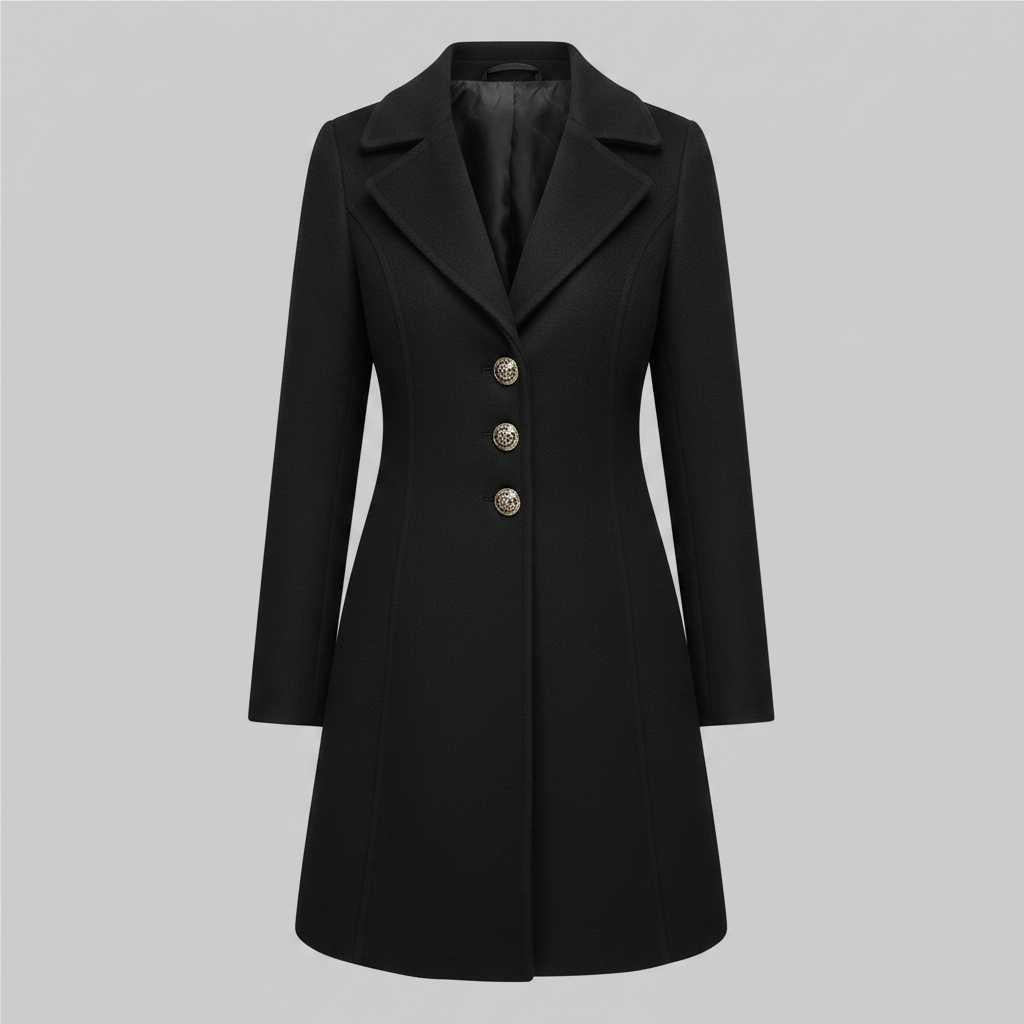 Elegant Wool Coat | Women's Winter Outerwear for Cold Seasons