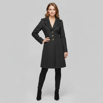 Elegant Wool Coat | Women's Winter Outerwear for Cold Seasons