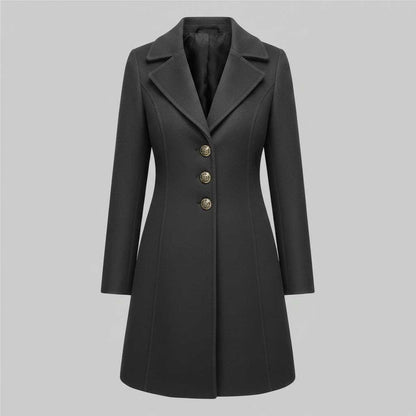 Elegant Wool Coat | Women's Winter Outerwear for Cold Seasons
