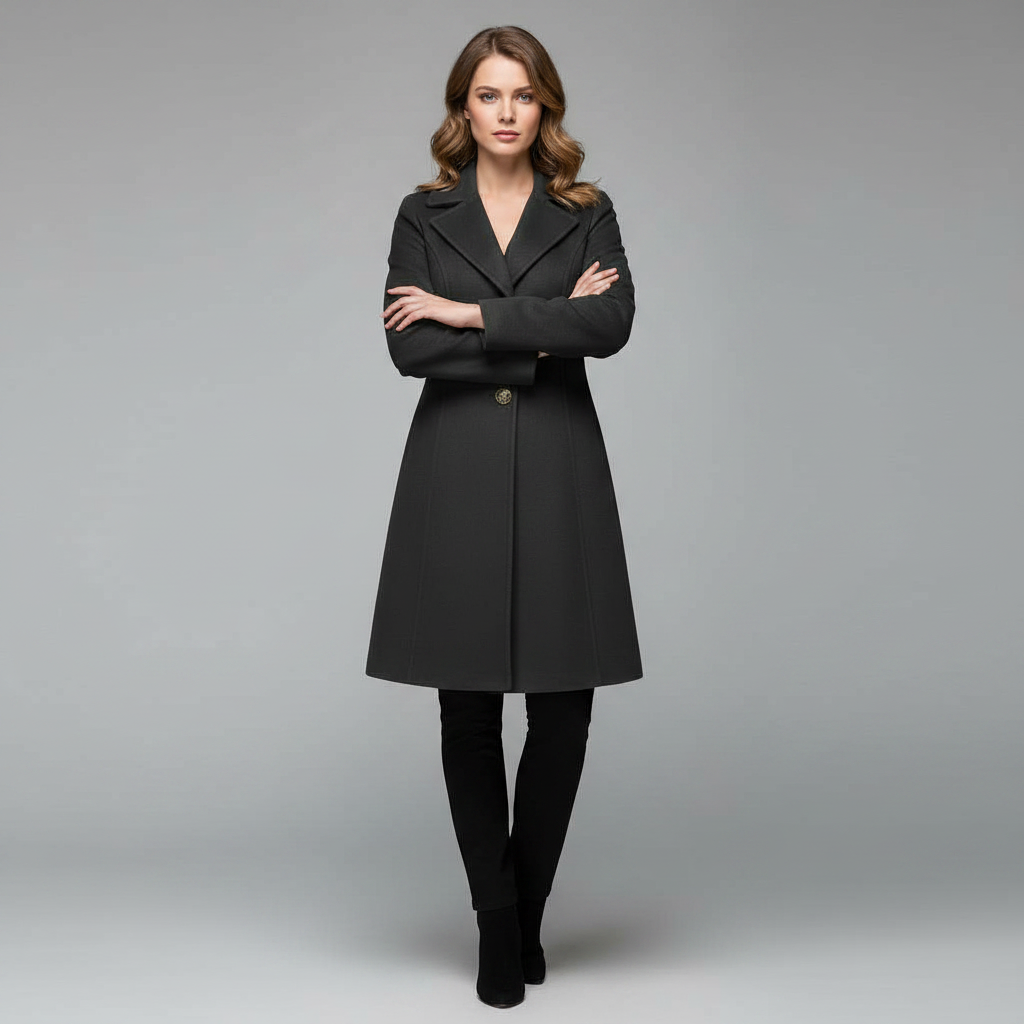 Elegant Wool Coat | Women's Winter Outerwear for Cold Seasons