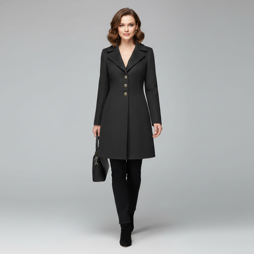 Elegant Wool Coat | Women's Winter Outerwear for Cold Seasons