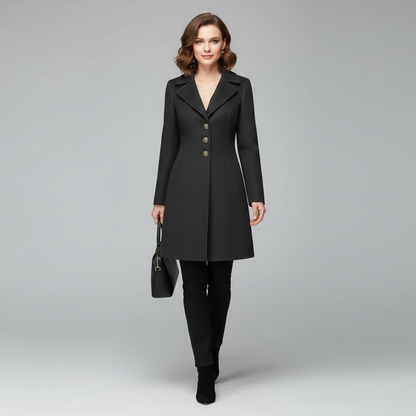 Elegant Wool Coat | Women's Winter Outerwear for Cold Seasons