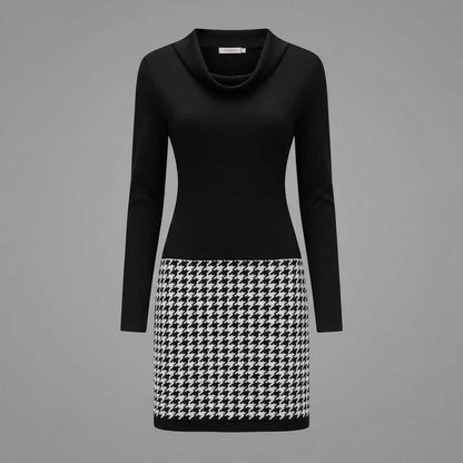 Mara | Elegant Women's Formal Dress with Unique Pattern