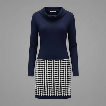Mara | Elegant Women's Formal Dress with Unique Pattern