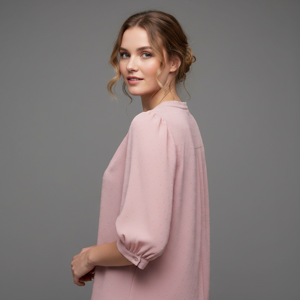 Silk Patchwork Women's Blouse | Versatile Summer Top
