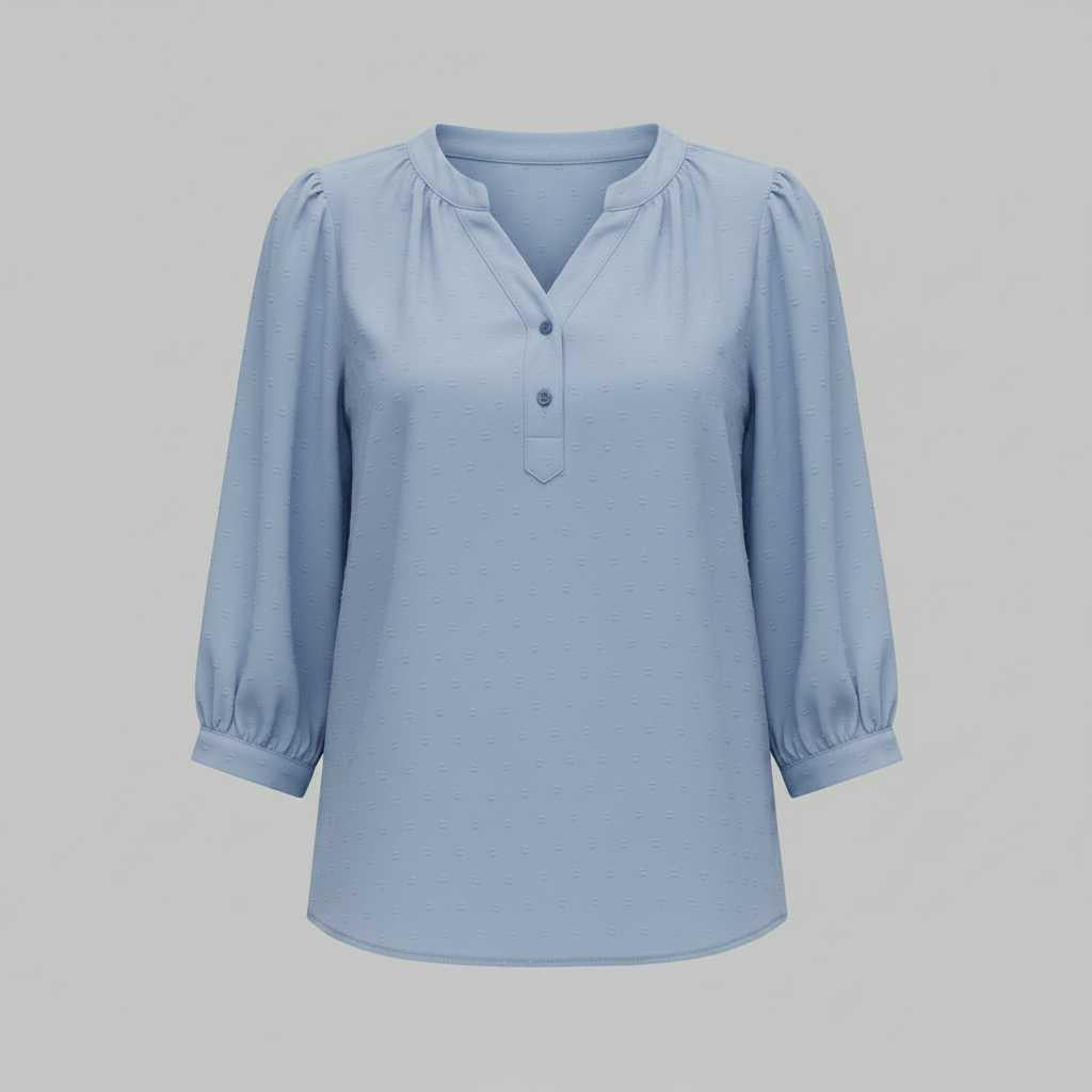 Silk Patchwork Women's Blouse | Versatile Summer Top