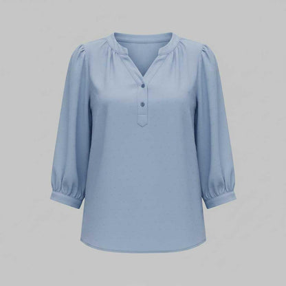 Silk Patchwork Women's Blouse | Versatile Summer Top