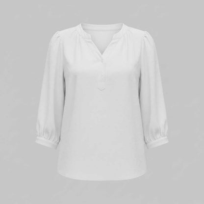 Silk Patchwork Women's Blouse | Versatile Summer Top